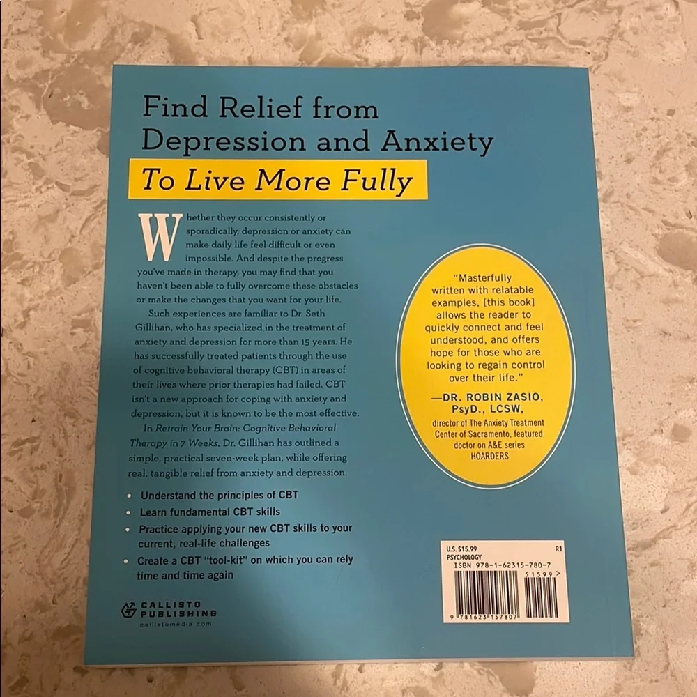 Cognitive Behavioral Therapy Workbook